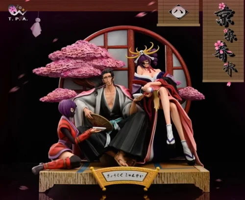 1/8 Scale Kyouraku Shunsui & Katen Kyōkotsu - Bleach Resin Statue - T.P.A Super Studios [Pre-Order] - Bleach