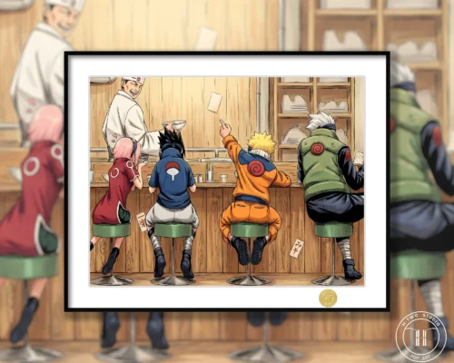 Team 7 Kakashi Decorative Painting - Naruto - H-TWO Studio