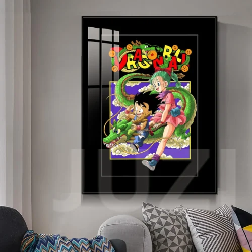 First Meet on Dragon Back Decorative Painting - Dragon Ball Decorative Painting - JuZi Studio - Image 2