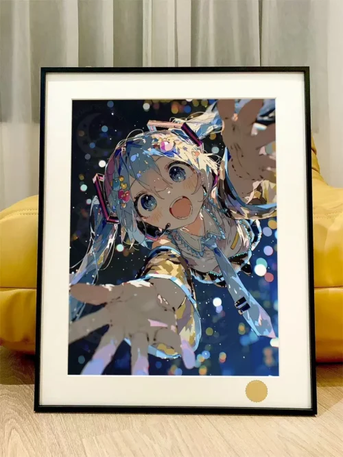 Highlight Hatsune Miku Decorative Painting - VOCALOID - Xingkong Studio - Image 1
