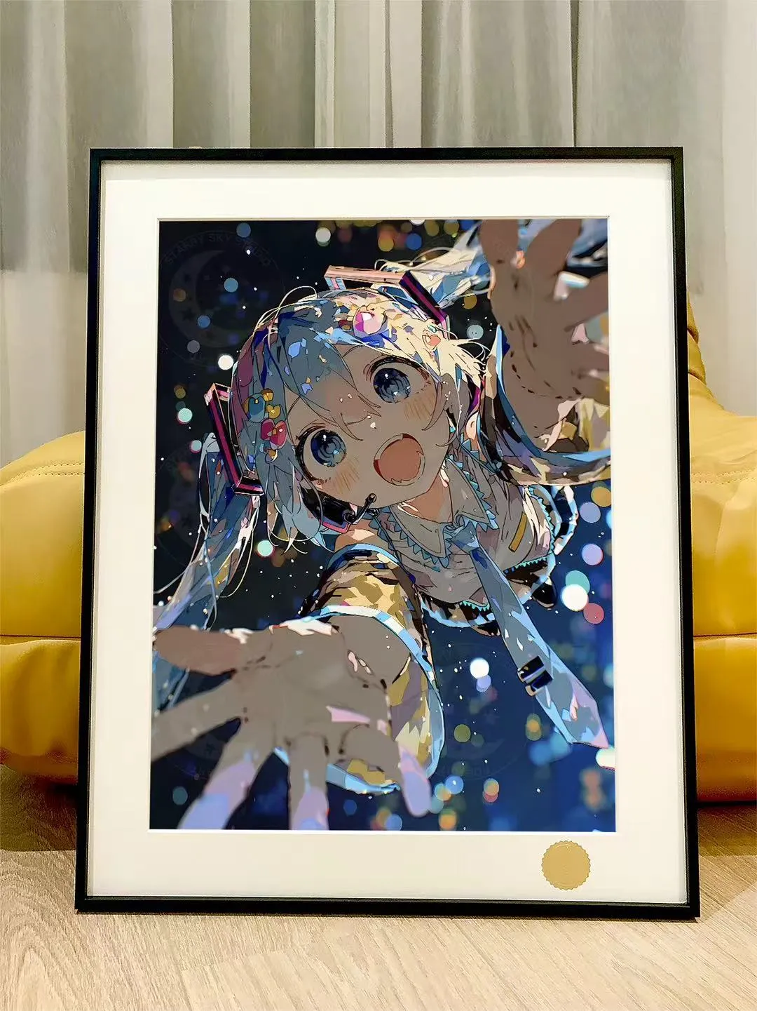 Highlight Hatsune Miku Decorative Painting - VOCALOID - Xingkong Studio - Image 1