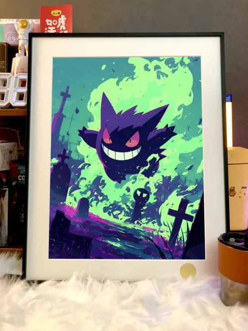 Ghost Type Gengar Decorative Painting - Pokemon - Xingkong Studio - Image 2