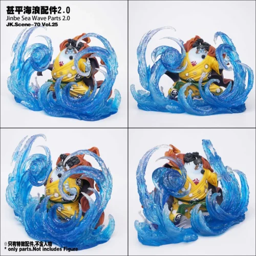 POP MAX Scale Jinbe's Waves Special Effect Pcs 2.0 ONLY - ONE PIECE Resin Statue - JacksDo Studios - Image 2