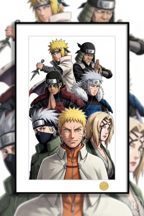 All Hokage Decorative Painting - Naruto - H-TWO Studio