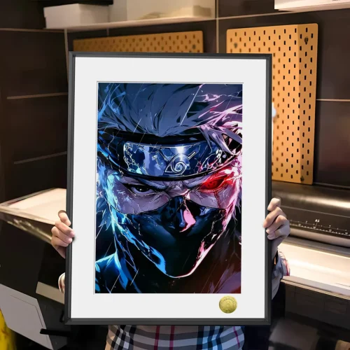 A3 & 4K Size Jonin Kakashi Hatake Decorative Painting - Naruto Decoration Painting - HuangGua Studio