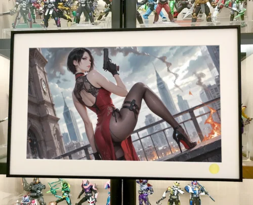 Cheongsam Ver. Ada Wong Decorative Painting - Resident Evil - Xingkong Studio - Image 2