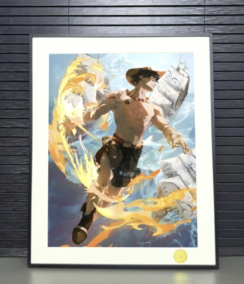 Fire Fist Portgas D. Ace Decorative Painting - ONE PIECE - H-TWO Studio - Image 2