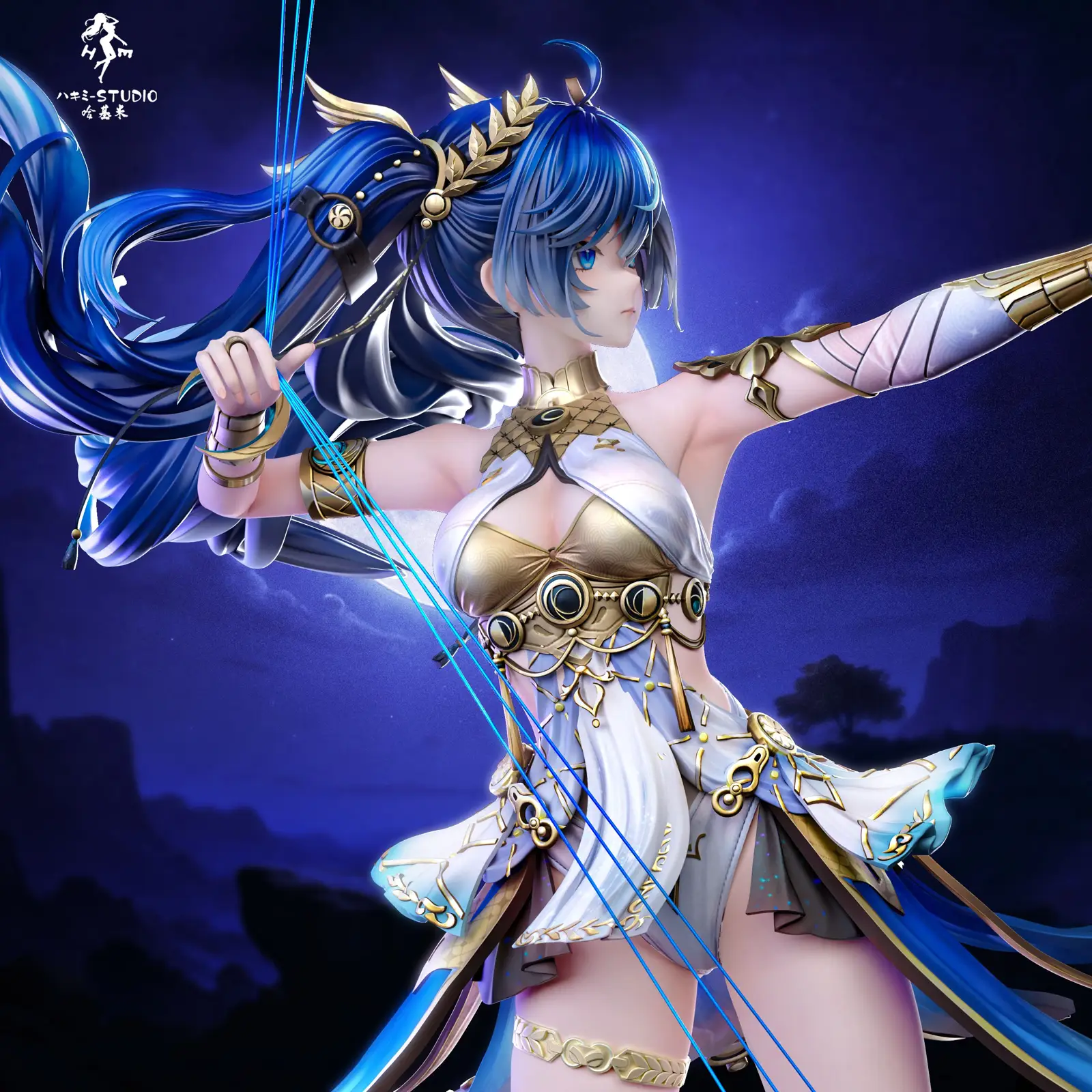 1/6 Scale Drawing Bow Iuno - Wuthering Waves Resin Statue - HaJiMi Studio - Image 7