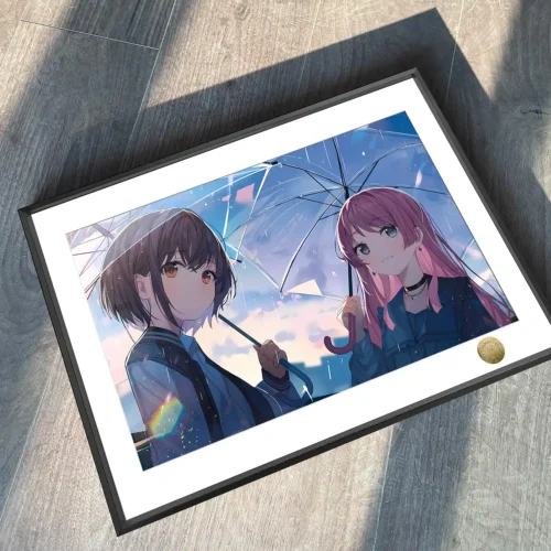 A3 & 4K Size Anon Chihaya & Tomori Takamatsu Decorative Painting - BanG Dream! Decoration Painting - HuangGua Studio - Image 2
