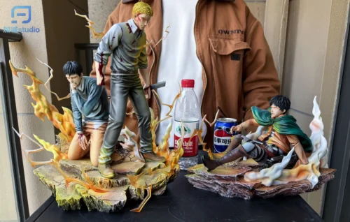 1/6 Scale Reiner Braun & Bertolt Hoover & Eren Yeager - Attack On Titan Resin Statue - JiaJian Studio - Image 1