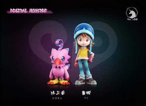 WCF Scale Sora Takenouchi & Biyomon - Digimon Resin Statue - MDS Studio - Image 1