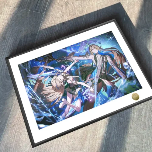 A3 & 4K Size Blessed Maiden Fleurdelys Decorative Painting - Wuthering Waves Decoration Painting - HuangGua Studio - Image 2