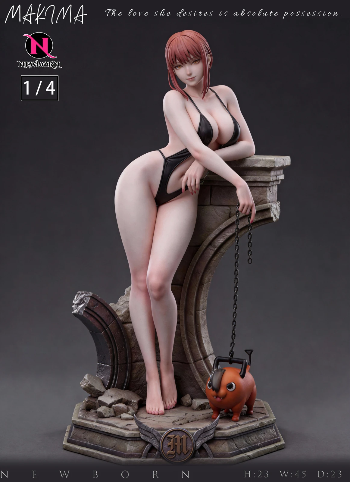 1/4 Scale Makima - Chainsaw Man Resin Statue - NewBorn Studio - Image 1