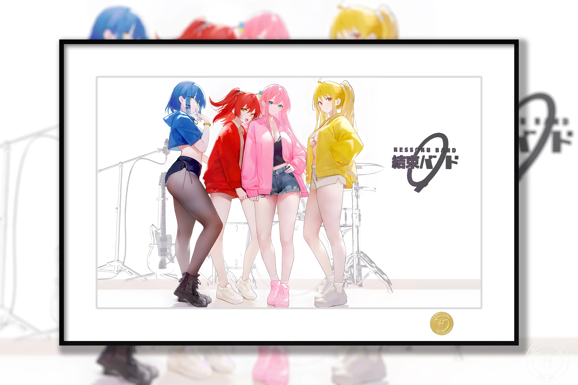 Kessoku Band Decorative Painting - Bocchi the Rock! - H-TWO Studio - Image 1