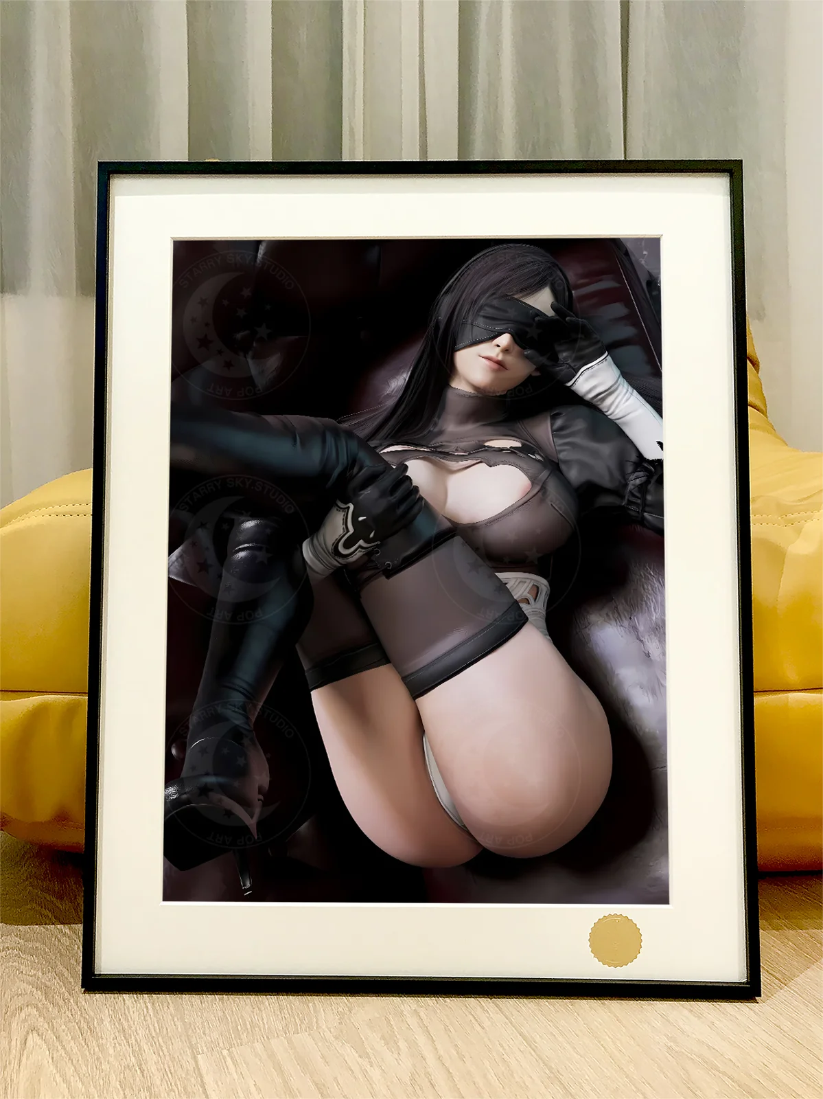 YoRHa No. 2 Type B Cosplay Tifa Lockhart Decorative Painting - NieR:Automata (FF7) Final Fantasy - Xingkong Studio - Image 1