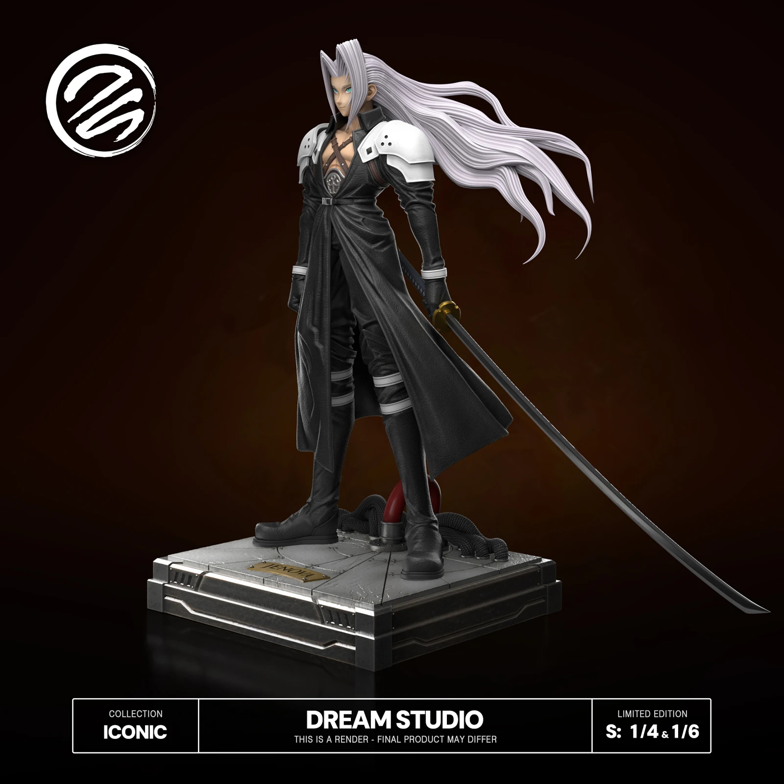 1/6 & 1/4 Scale Sephiroth - (FF7) Final Fantasy VII Resin Statue - Dream-Studio - Image 3