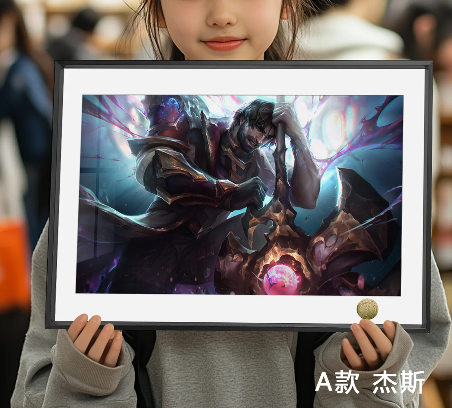 A3 & 4K Size Jayce & Viktor Decorative Painting - League of Legends (LOL) Decoration Painting - HuangGua Studio - Image 2