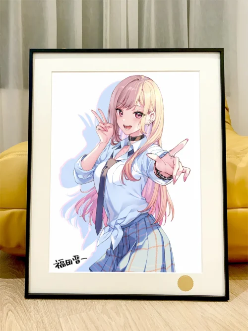 Smiling Marin Kitagawa Decorative Painting - My Dress-Up Darling - Xingkong Studio - Image 1