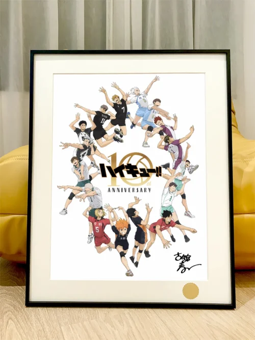 10th Anniversary Celebration Decorative Painting - Haikyū!! - Xingkong Studio - Image 1