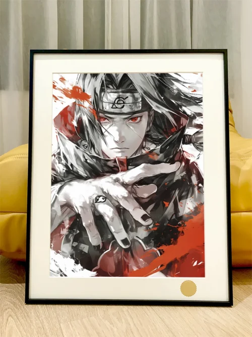Ink Style Itachi Uchiha Decorative Painting - Naruto - Xingkong Studio