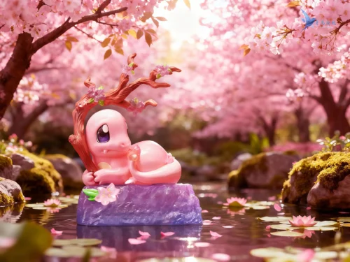 1/20 Scale World Zukan Charmander in Rainy Season & Indigo Plateau Moltres Flame - Pokemon Resin Statue - QN Studios - Image 2