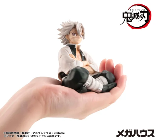 Second Edition G.E.M. Series Sanemi Shinazugawa on the Palm - Demon Slayer: Kimetsu No Yaiba Official Statue - MegaHouse - Image 2