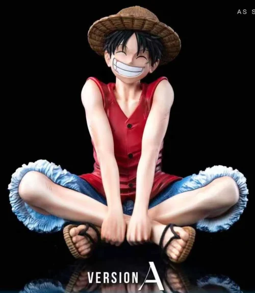 POP & 1/3 Scale Sitting Monkey D. Luffy - ONE PIECE Resin Statue - AS Studios - Image 2