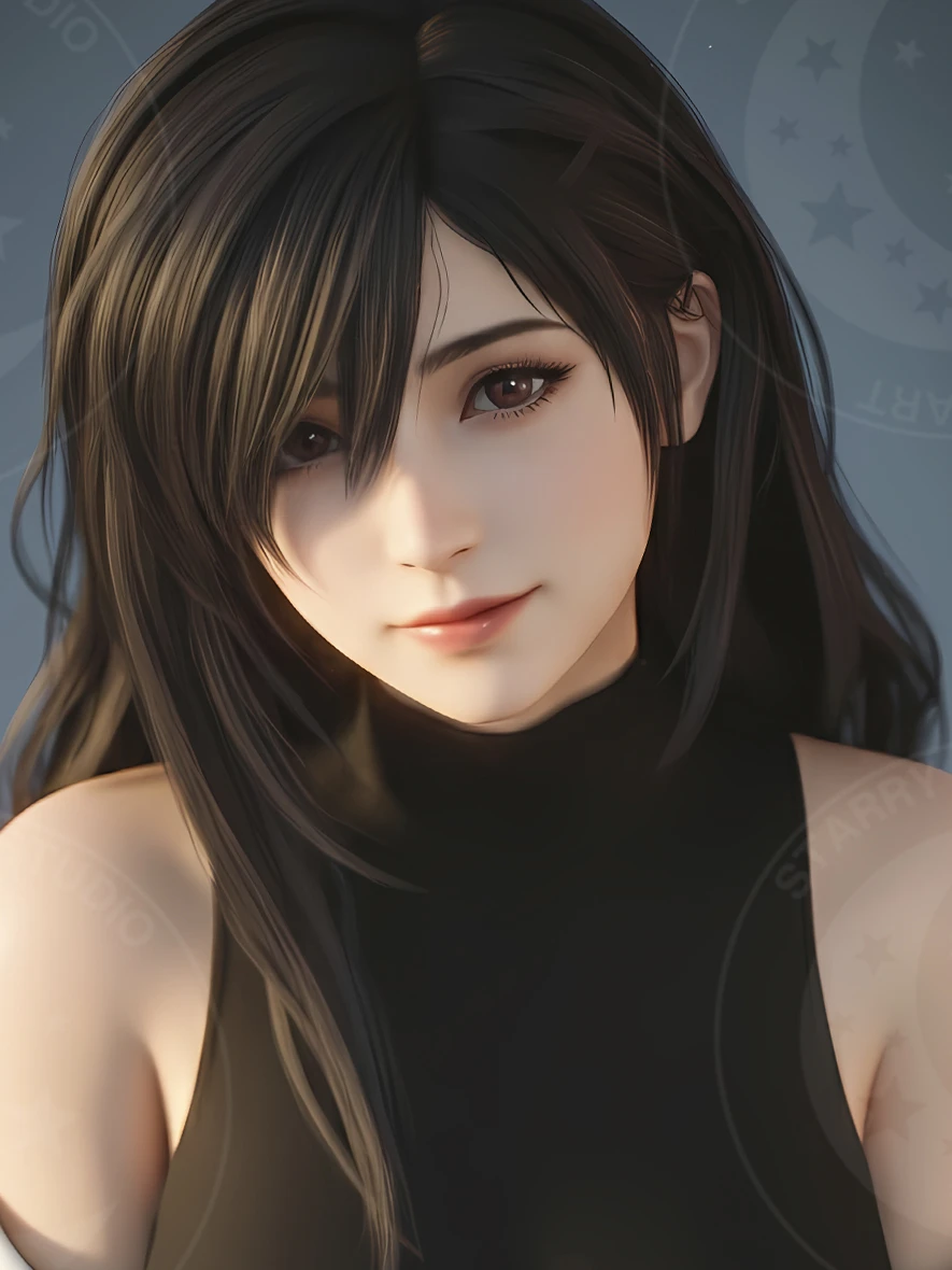 Sweater Ver. Tifa Lockhart Decorative Painting - (FF7) Final Fantasy VII - Xingkong Studio - Image 3