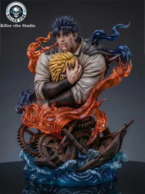 1/6 Scale Jonathan Joestar & Dio Brando Bust Statue - JoJo's Bizarre Adventure Resin Statue - Killer Vibe Studio - Image 2