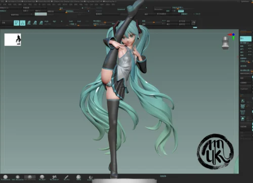 1/6 & 1/4 Scale I Pose Hatsune Miku - VOCALOID Statue - MoKu Studio - Image 1
