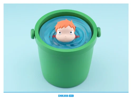 1/1 Scale Hayao Miyazaki Movie Series Ponyo In Bucket - Ponyo Resin Statue - CHIKARA Studios - Image 1