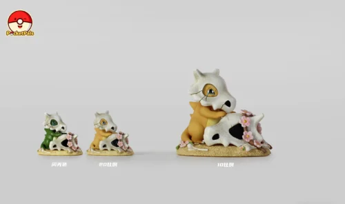 1/20 & 1/10 Scale World Zukan Alone Cubone - Pokemon Resin Statue - PocketPals Studio - Image 1
