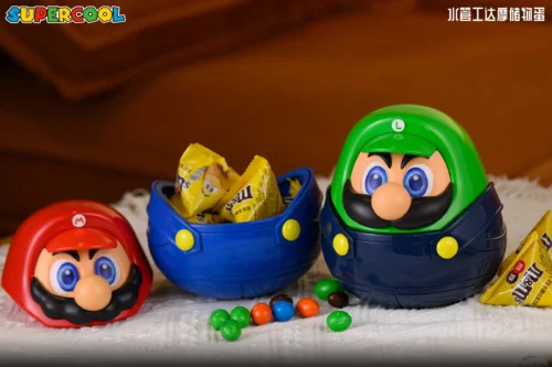 Mario & Luigi Storage Egg - Super Mario Resin Statue - SUPERCOOL Studio - Image 2