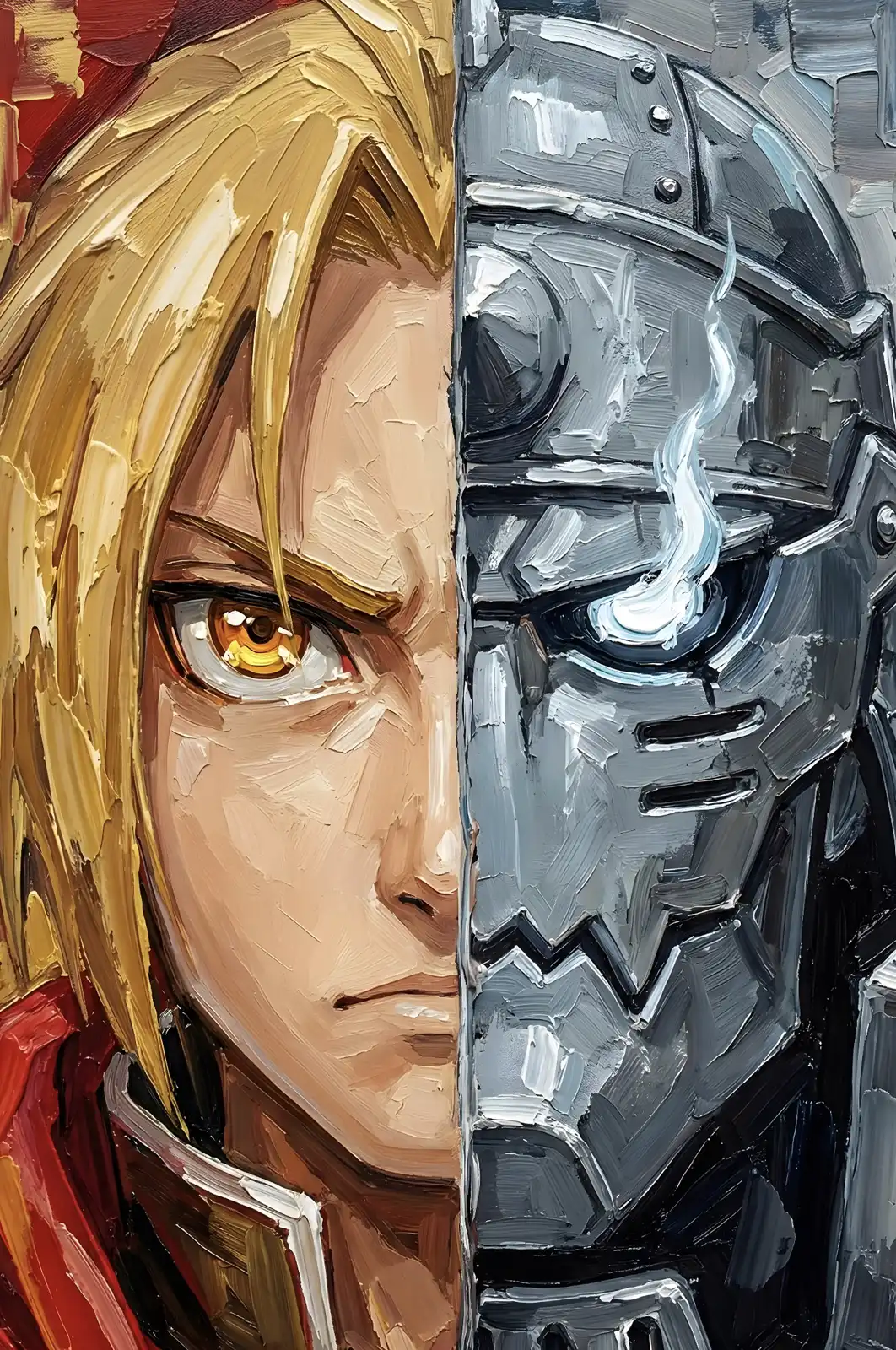 Edward Elric & Alphonse Elric Decorative Painting - Fullmetal Alchemist: Brotherhood - H-TWO Studio - Image 3