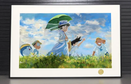 Woman with a Parasol Decorative Painting - Doraemon - H-TWO Studio - Image 2