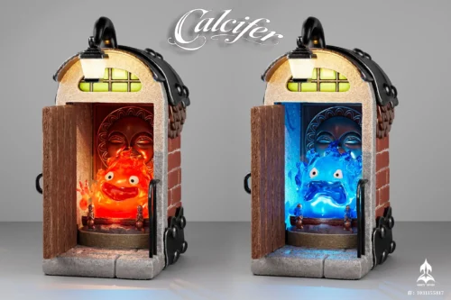 Lounge Calcifer with LED - Howl's Moving Castle Resin Statue - NINETY SEVEN Studio - Image 1