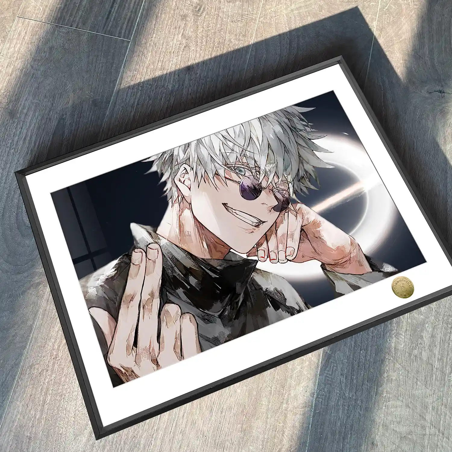 A3 & 4K Size Ikemen Satoru Gojo Decorative Painting - Jujutsu Kaisen Decoration Painting - HuangGua Studio - Image 2