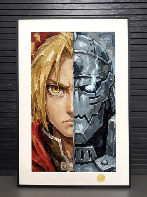 Edward Elric & Alphonse Elric Decorative Painting - Fullmetal Alchemist: Brotherhood - H-TWO Studio - Image 2