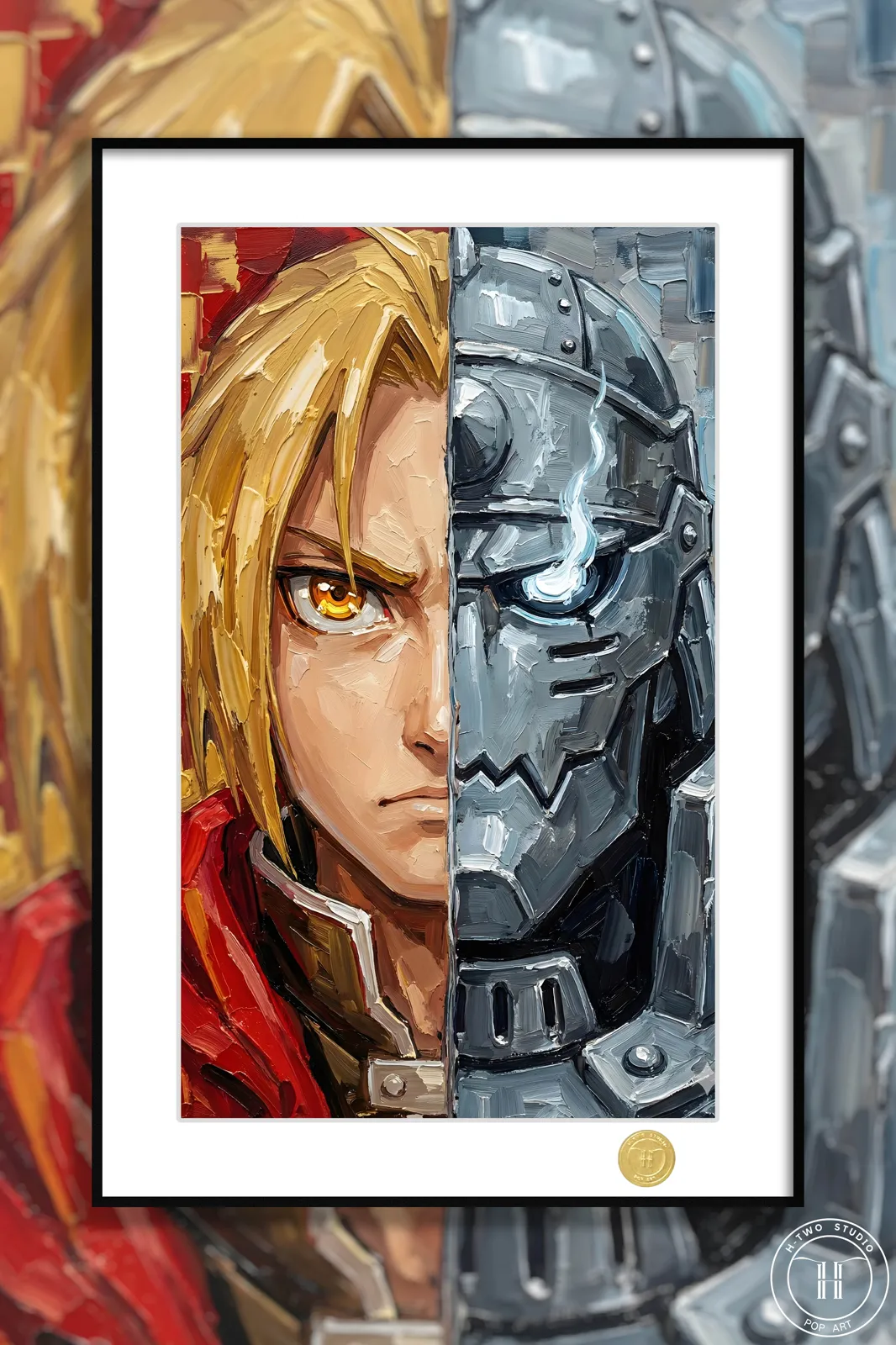 Edward Elric & Alphonse Elric Decorative Painting - Fullmetal Alchemist: Brotherhood - H-TWO Studio - Image 1