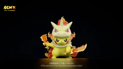 Year of Horse Limited Rapidash Cosplay Pikachu - Pokemon Resin Statue - ECHO_Studio - Image 2