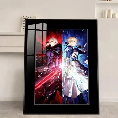 Dual Thrones Saber Artoria Pendragon Decorative Painting - Fate/Grand Order Decorative Painting - JuZi Studio - Image 1