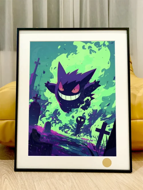 Ghost Type Gengar Decorative Painting - Pokemon - Xingkong Studio - Image 1