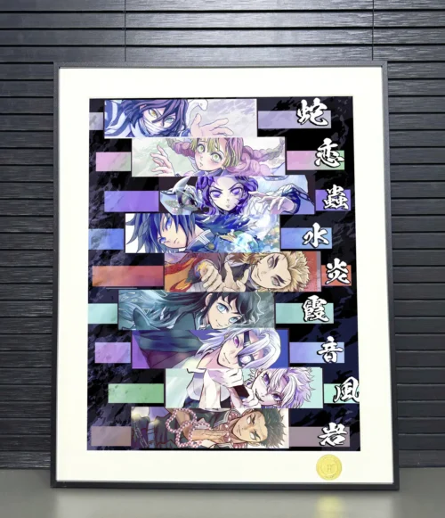 Nine Hashira Decorative Painting - Demon Slayer: Kimetsu No Yaiba - H-TWO Studio - Image 2
