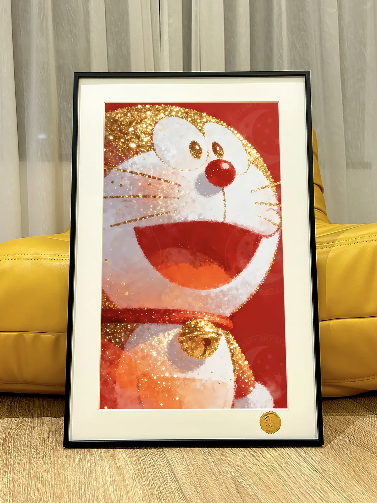 Gold Doraemon Decorative Painting - Doraemon - Xingkong Studio - Image 5