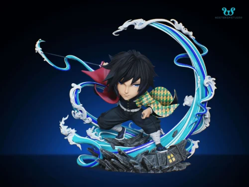 Water Hashira Giyu Tomioka - Demon Slayer: Kimetsu No Yaiba Resin Statue - Wisteria Studios - Image 2