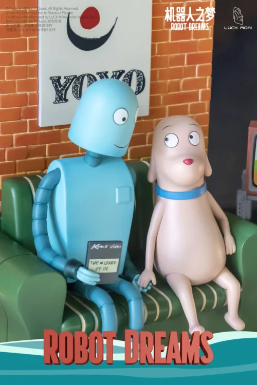 Licensed Dog & Robot - Robot Dreams Resin Statue - LUCK MOAI Studio - Image 2