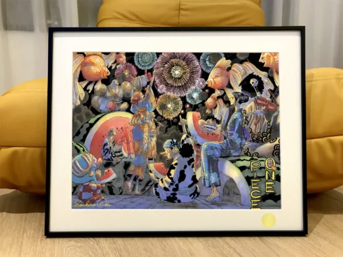 Fireworks Straw Hat Crew Decorative Painting - ONE PIECE - Xingkong Studio - Image 1