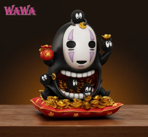 Lucky No-Face 2.0 - Spirited Away Resin Statue - WAWA Studio - Image 2