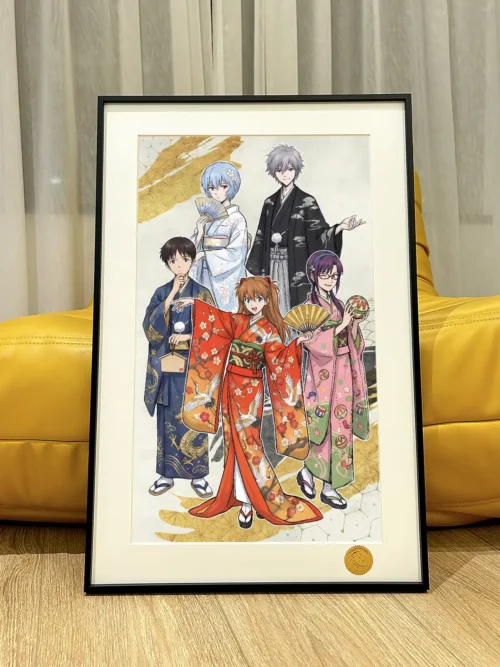 Kimono Ver. Protagonist Decorative Painting - (EVA) Neon Genesis EVAngelion - Xingkong Studio - Image 1