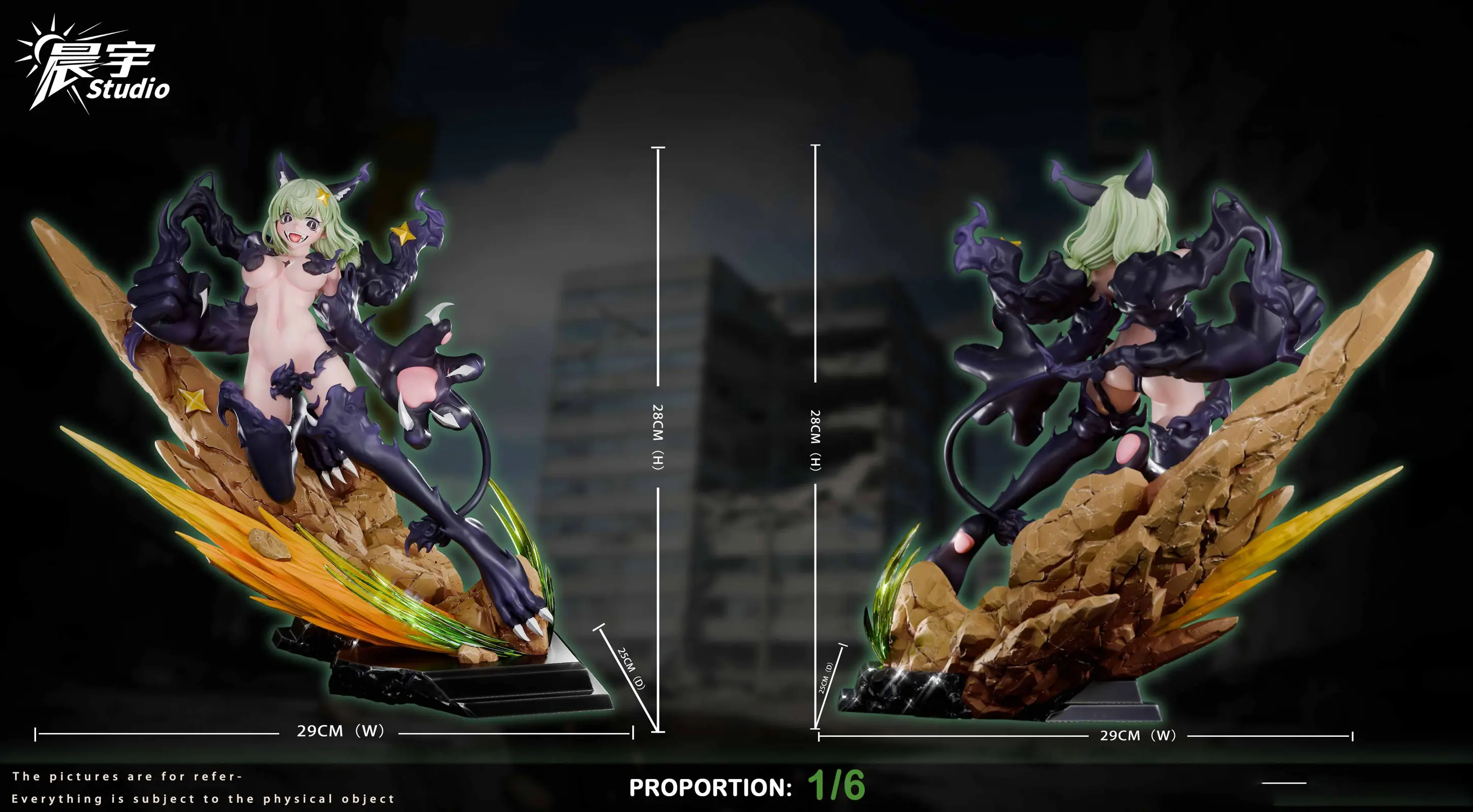 1/6 Scale Araga Kiwi - Gushing Over Magical Girls Resin Statue - ChenYu Studio - Image 7